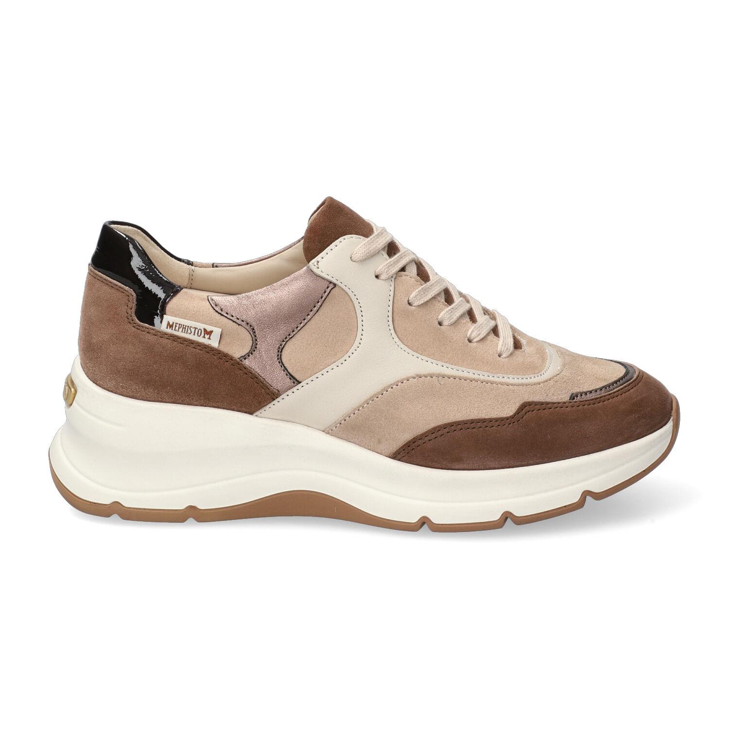 lacets femme modèle Halbane Brun canelle - Mephisto
